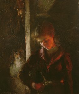 Ved pejsen